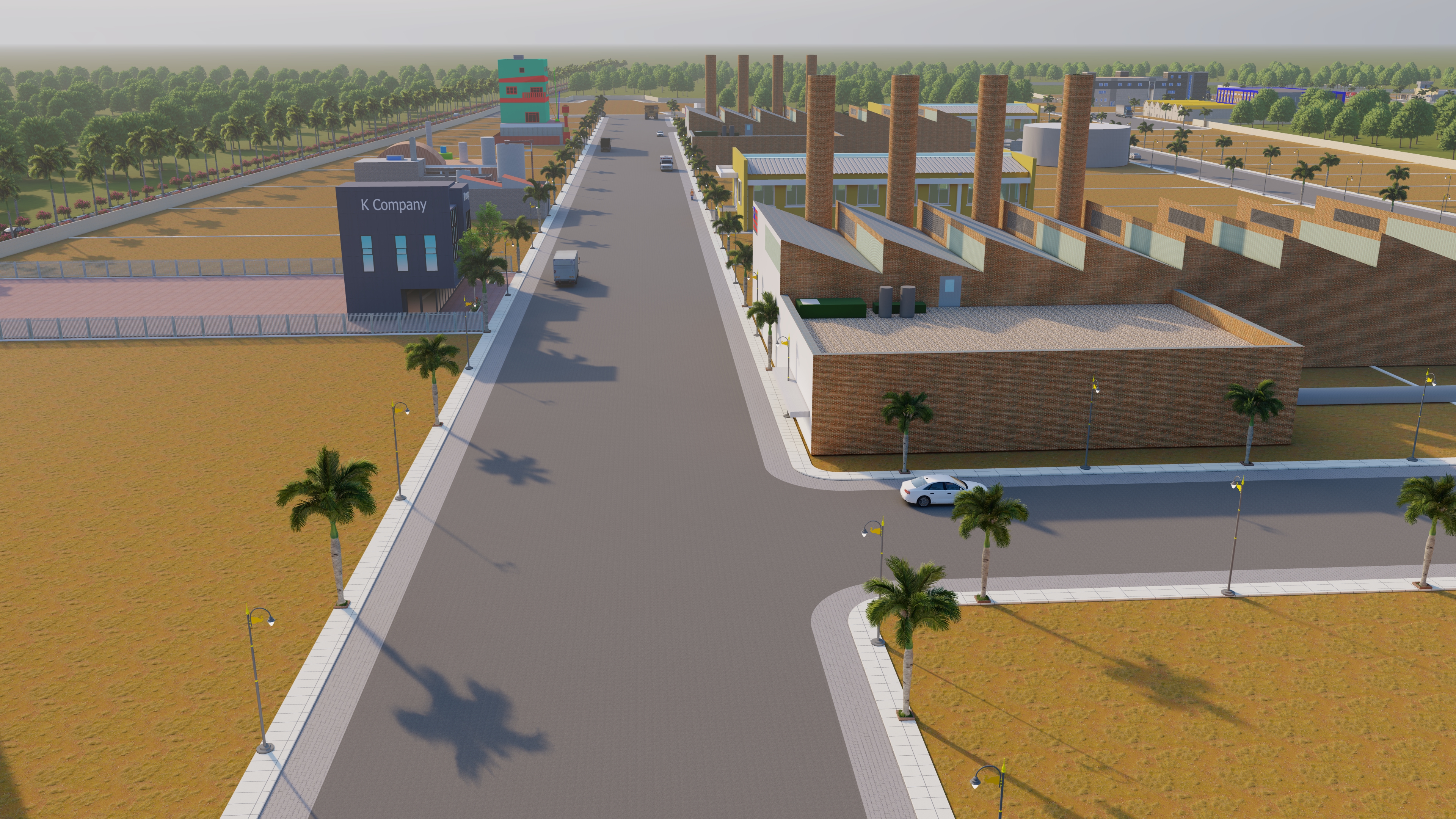 Hindustan Industrial Pledge Park site location map at Chandausi Shahabad Road